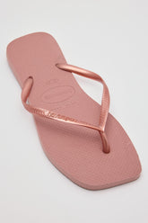 Slim Square Solid Thong Crocus Rose